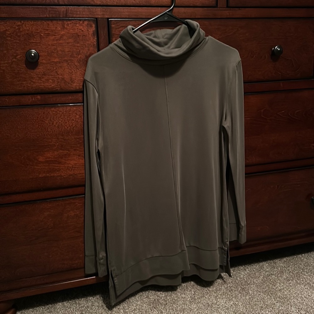 Olive green tunic shirt